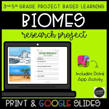 Preview of Biome Research - Diorama & Green Screen Video Project