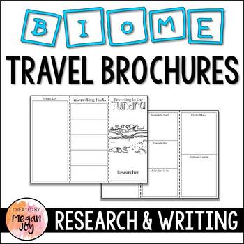 biome travel brochure template