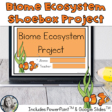 Biome Shoe Box Project for 5th Grade NGSS - Now Digital
