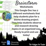 Biome and Ecosystem Worksheet - Art Research Handouts - Br