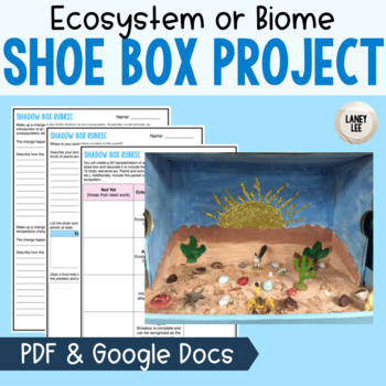 Preview of Biome or Ecosystem Shoebox Project
