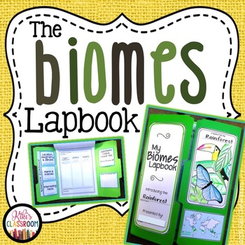 Preview of Ecosystems and Biomes Project - Lapbook & Informational Writing Activity