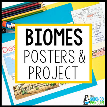 Preview of Biomes | Project Posters Activities | End of Year Science | 2nd 3rd 4th Grade