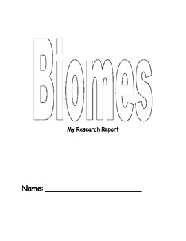 Preview of Biomes: A Research Report