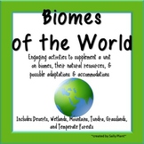 Biomes: A Unit of Activities