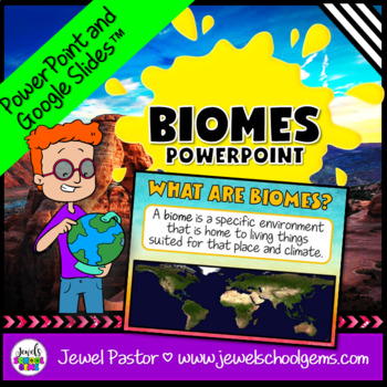 Preview of Biomes Activities | PowerPoint with Google™ Slides Version and Quiz