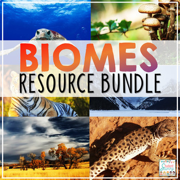 Preview of Biomes Activities Resource Bundle - Projects Worksheets STEM Reading Passages