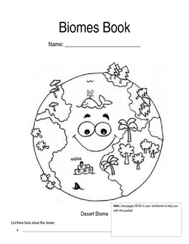 Preview of Biomes Activity Book