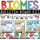 Biomes Bulletin Board Kit | Biomes Posters | Borders | Banners