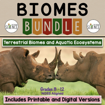 Preview of Biomes Unit Bundle 