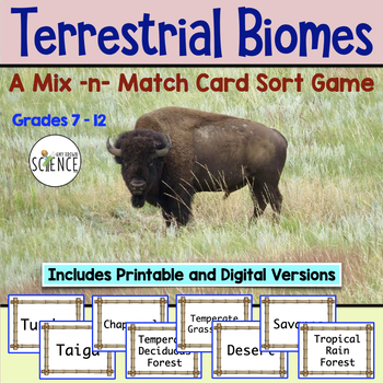 Preview of Biomes Card Sort Activity