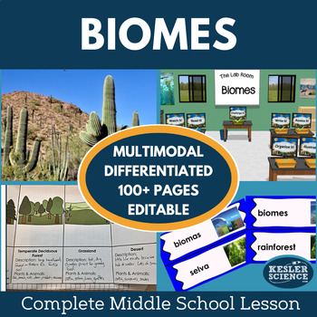 Preview of Biomes Complete 5E Lesson Plan