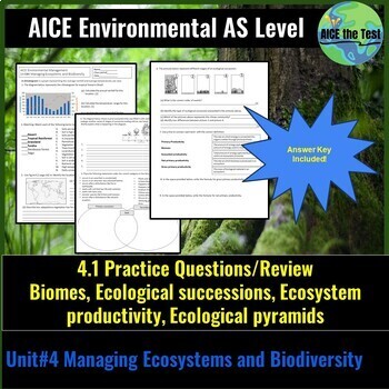 Preview of Biomes, Ecological Successions, Ecosystem Productivity, Ecological pyramids