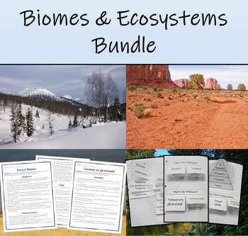 Preview of Biomes & Ecosystems Bundle (Middle School)