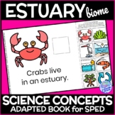 Biomes- Estuary PRINTABLE Adapted Book for Science in Special Ed