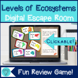 Levels of Organization in Ecosystems Escape Room: MS-LS2-1