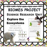 Biomes Project - Research Ecosystems - DISTANCE LEARNING -