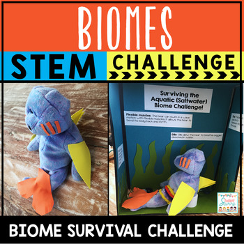 Preview of Biomes Project STEM Challenges | Animal Habitats Biome Activities Adaptations