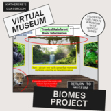 Biomes Project: Virtual Interactive Museum w/ Google Slide