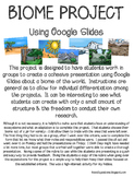 Biomes Project for Google Slides.  