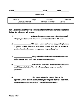 North American Biomes Answer Key — Villardigital Library For Education