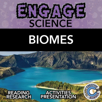 Preview of Biomes Resources - Leveled Reading, Printable Activities, Notes & Slides