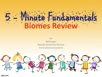 Preview of Biomes Review - For Secondary Students