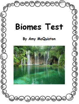 Preview of Biomes Test and Study Guide