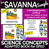 Biomes- The Savanna FREE DIGITAL SAMPLE Interactive Adapte