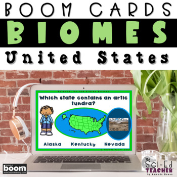Preview of Biomes United States Boom Cards
