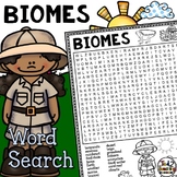 Habitats Biomes Word Search Puzzle Life Science Word Searc