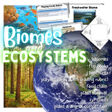 Biomes and Ecosystems Life Science vocabulary and reading 
