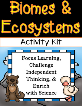 Preview of Biomes and Ecosystems Choice Board