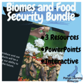 Biomes and Food Security Geography PowerPoint Bundle Austr