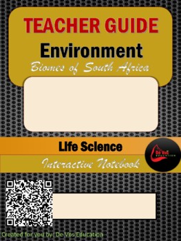 Preview of Biomes of South Africa Teachers guide