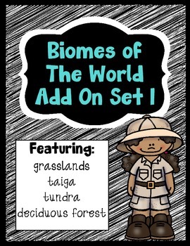 Preview of Biomes of the World - Add On Set! (Four NEW Biomes!)