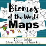 Biomes of the World Maps