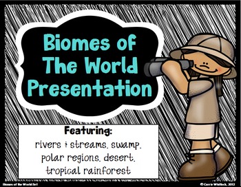 Preview of Biomes of the World Presentation  ( Distance Learning )