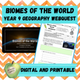 Biomes of the World Geography WebQuest