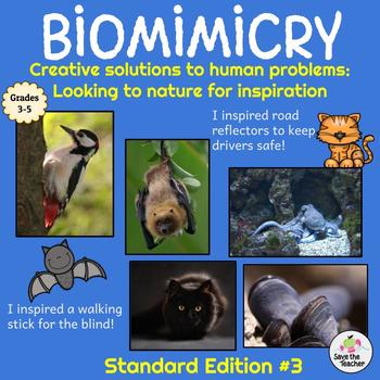 Preview of Biomimicry: Standard #3 Distance Learning Worksheets