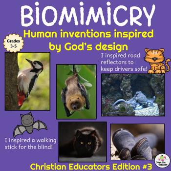 Preview of Biomimicry: Christian Educators #3 Distance Learning Worksheets