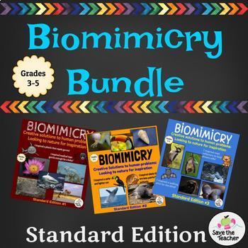Preview of Biomimicry: Standard Edition Bundle Distance Learning Worksheets