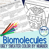 Biomolecules Color by Number---Ugly Sweater/Winter/Christm