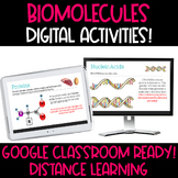 Biomolecules Digital Activities for Distance Learning