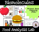 Biomolecules Lab Food Lab Macromolecules Mystery Food Anal
