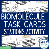 Biomolecules (Macromolecules) Task Cards Stations