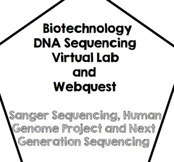 Preview of Biotechnology-DNA Sequencing-Virtual Lab Webquest