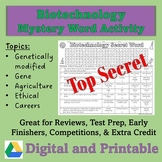 Biotechnology Secret Word Activity
