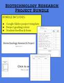 Biotechnology Research Project Template & Rubric