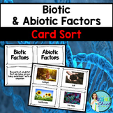 Biotic & Abiotic Factors Card Sort